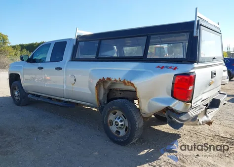 2015 Chevrolet Silverado 2500Hd Wt из США, поврежденный, VIN 1GC2KUEG7FZ558528